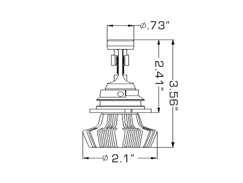 ORACLE Lighting Oracle 9004 4000 Lumen LED Headlight Bulbs (Pair) - 6000K 5238-001 5238-001 Photo - Close Up