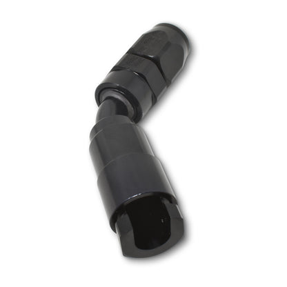 Russell Performance 3/8in SAE Quick Disc Female to -6 Hose Black 45 Degree Hose End 611213 611213 Photo - out of package