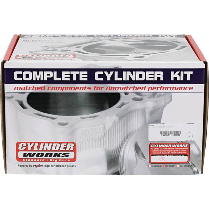 Cylinder Works 22-23 Honda CRF 250 R 250cc Standard Bore High Compression Cylinder Kit CW10011K03HC CW10011K03HC Photo - Primary