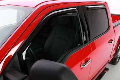 EGR 15+ Ford F150 Super Cab In-Channel Window Visors - Set of 4 (573471) 573471 573471 Photo - Mounted