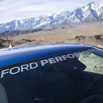 Ford Racing Ford Performance Ranger Windshield Banner - Silver M-1820-RGS M-1820-RGS User 1