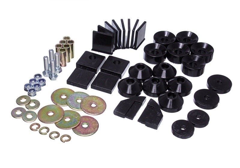Energy Suspension 1986-95 Suzuki Samurai Body Mount Set Black 1.4101G Photo - Primary