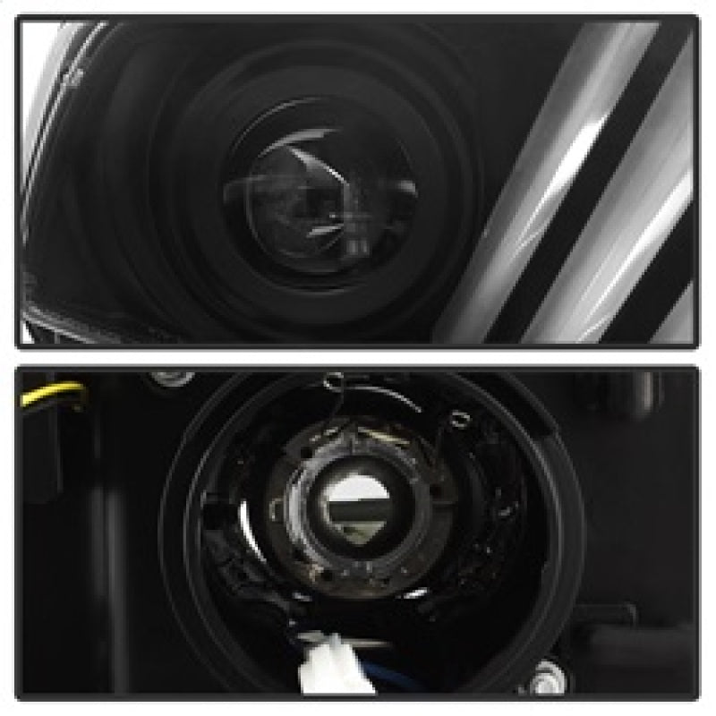 Spyder 10-13 Ford Mustang - Halogen - Projector Headlights - LED Signals -Black (PRO-YD-FM2010V2-BK) 5085429 5085429 Photo - Unmounted