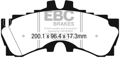 EBC 2018+ Lexus LC500 5.0L Redstuff Front Brake Pads DP32323C DP32323C Photo - Primary