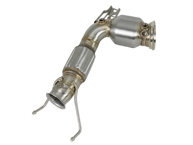 aFe Twisted Steel Street Series Down-Pipe 14-19 MINI Cooper S L4-2.0L (t) 48-36322-HC 48-36322-HC Photo - Primary