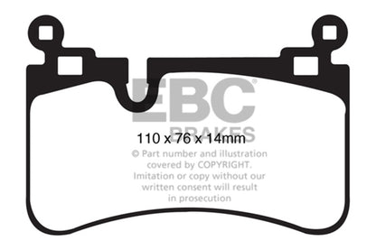 EBC Disc Brake Pad Set DP31839C Photo - Primary