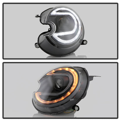 Spyder Mini Cooper 07-12 V2 Xenon/HID Only Projector Headlights - Black PRO-YD-MC07V2HIDSI-SBLB-BK 5088222 5088222 User 5