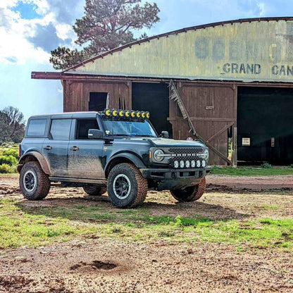 KC HiLiTES 21-  Ford Bronco 39in Light Bar Front Bumper 91341 91341 Photo - lifestyle view