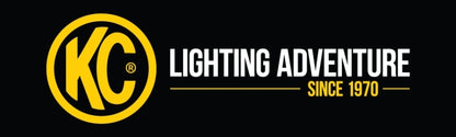 KC HiLiTES 17in. x 60in. Banner - Black w/Yellow kcl9902 kcl9902 Photo - Primary