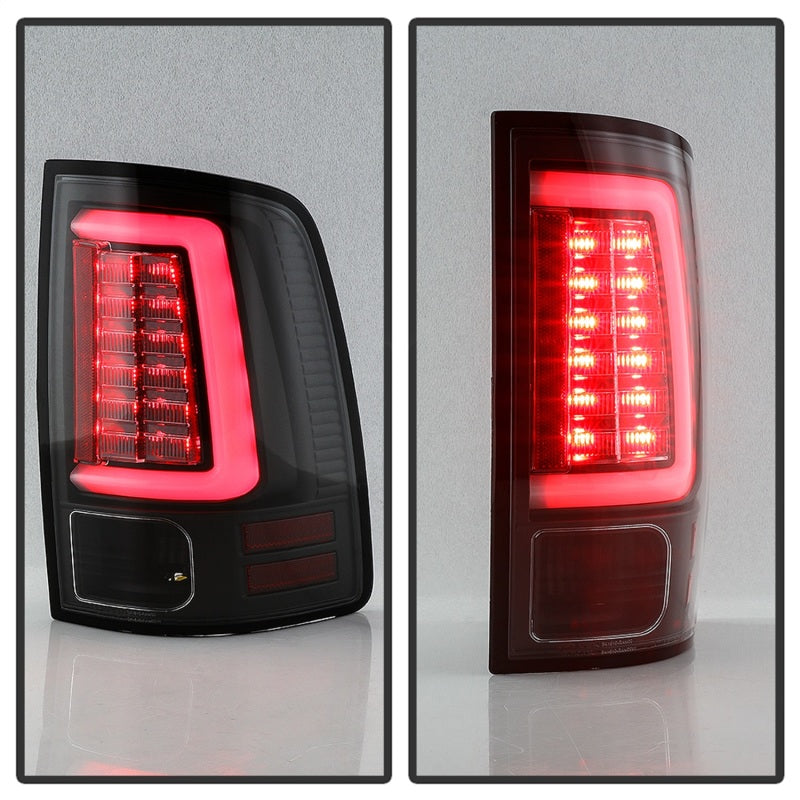 Spyder Dodge Ram 2013-2014 Light Bar LED Tail Lights - All Black ALT-YD-DRAM13V2-LED-BKV2 5085931 5085931 Photo - Unmounted
