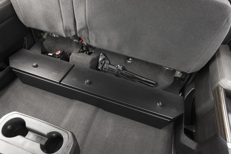 Tuffy Products Tuffy Underseat Lockbox W/ Combo Lock For Chevrolet Silverado & Gmc Sierra Crew & Double Cab 352-01-A 352-01-A Photo - Close Up