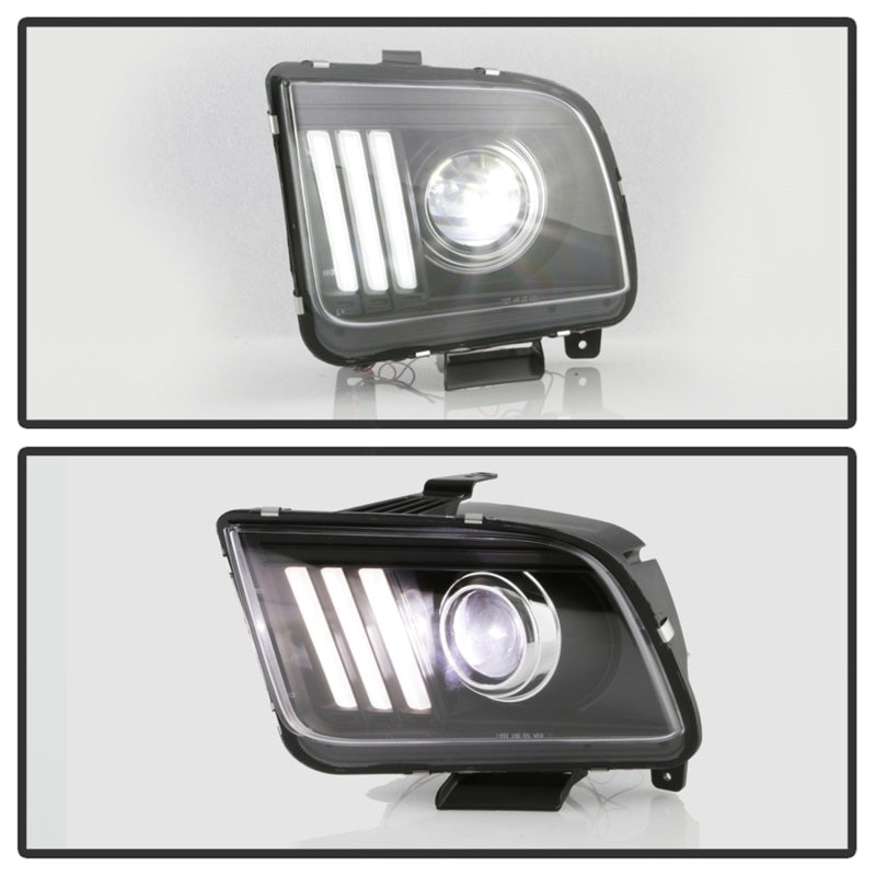 Spyder Ford Mustang 05-08 V2 High-Power LED Headlights - Black PRO-YD-FM05AP-BK 5088192 5088192 Photo - Unmounted