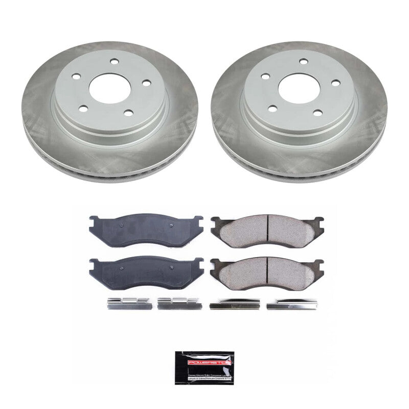 PowerStop Power Stop 03-05 Dodge Ram 1500 Front Semi-Coated Rotor Kit SC2167 SC2167 Photo - Primary