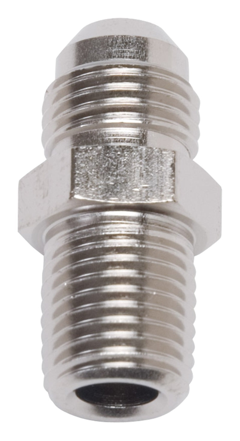 Russell -4 AN Straight Flare To Pipe Adapter (Endura Finish) 660431 Photo - Primary