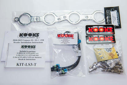 Kooks 10-14 Chevy Camaro SS LS3/L99/ 6.2L 1 7/8in x 3in SS LT Headers Inc 3i 2250H430 Photo - in package