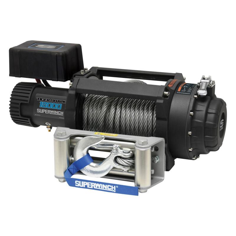 Superwinch 18000 LBS 12V DC Wire Rope Tiger Shark Winch 1518000 1518000 Photo - out of package