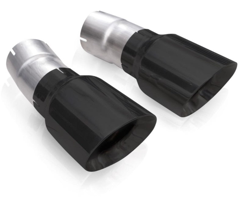Stainless Works 4in Double Wall Slash-Cut Black Tip Kit JPGC57TIPS-B JPGC57TIPS-B User 1