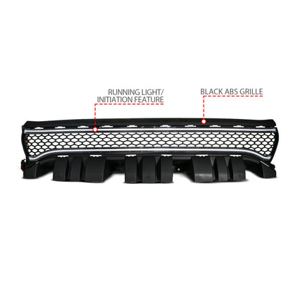 ANZO 15-23 Dodge Charger Black LED Grille w/ Initiation & Running Light/DRL Bar 901028 901028 Photo - Unmounted