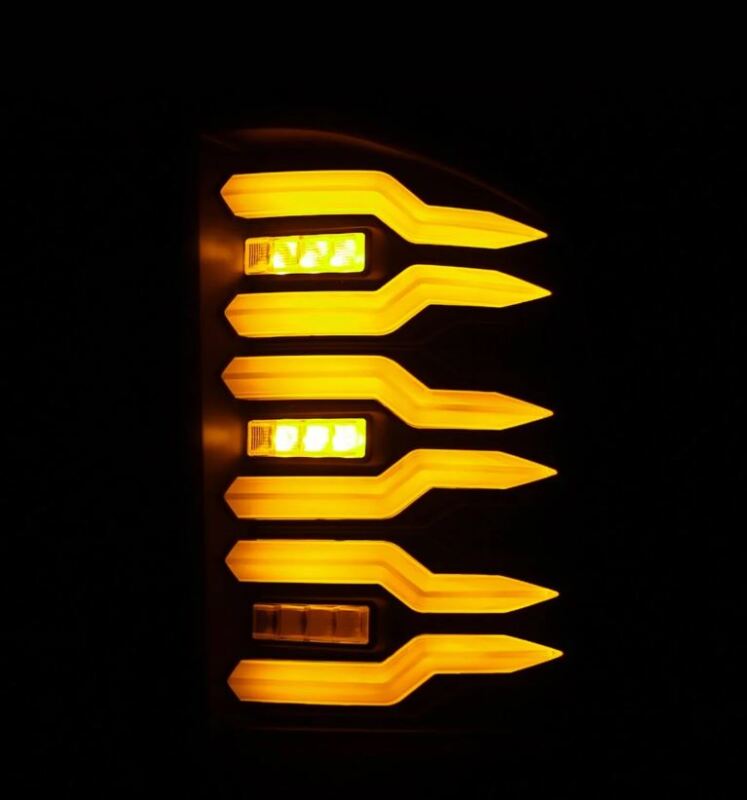 AlphaRex 07-14 Chevrolet Silverado 1500/2500HD/3500HD Luxx-Series LED Tail Lights Blk w/Smoked Lens 620080 620080 User 5