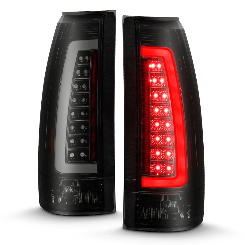 ANZO 1999-2000 Cadillac Escalade LED Taillights Black Housing Smoke Lens Pair 311345 311345 Photo - Unmounted