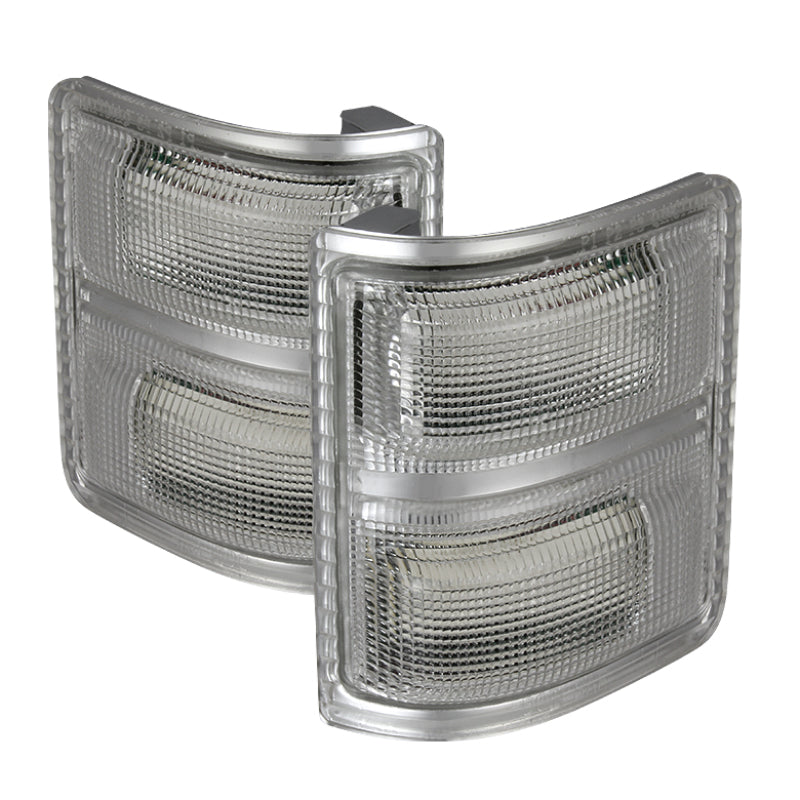 SPYDER xTune Ford Superduty 08-14 F250-F550 Amber LED Mirror Signal Lens - Clear ACC-LED-FDSD08-MR-C 9924736 9924736 Photo - Primary