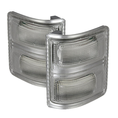 SPYDER xTune Ford Superduty 08-14 F250-F550 Amber LED Mirror Signal Lens - Clear ACC-LED-FDSD08-MR-C 9924736 9924736 Photo - Primary