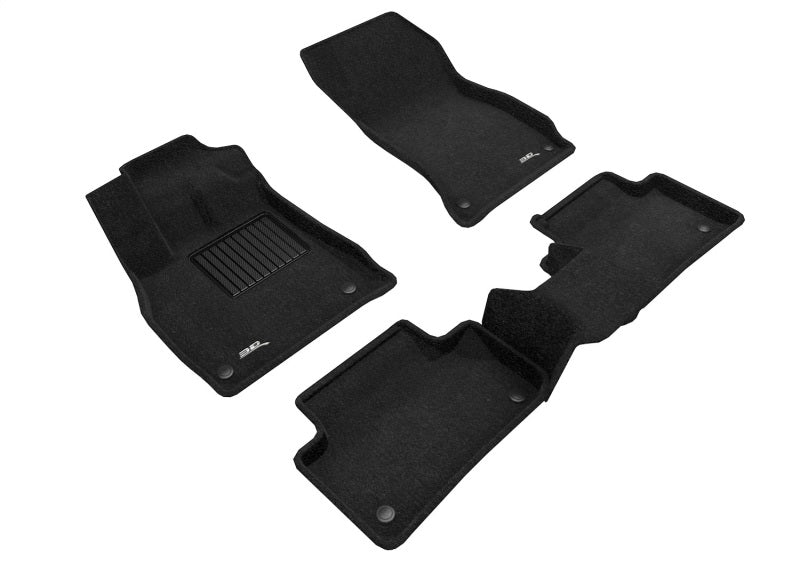 3D MAXpider 18-23 Audi Q5/SQ5 (FY/80A) / 21-23 Q5 PHEV Elegant Floor Liner R1 & R2 - Black L1AD04704709 L1AD04704709 Photo - Primary