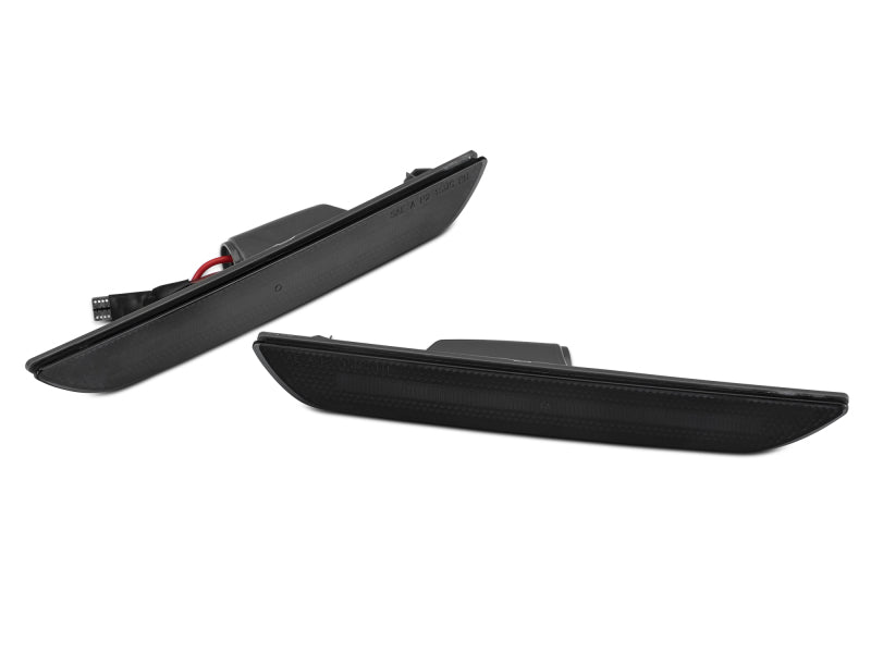 Raxiom 15-22 Ford Mustang Axial Series LED Side Marker Lights Rear (Smoked) 390265 390265 Photo - Close Up