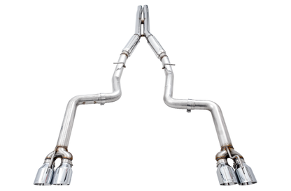 AWE Tuning 2015+ Dodge Challenger 5.7L Track Edition Exhaust - Chrome Silver Quad Tips 3015-42144 3015-42144 Photo - Primary