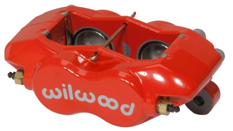 Wilwood Caliper-Forged DynaliteI w/Dust Seal-Red 1.38in Pistons .81in Disc 120-14446-RD 120-14446-RD User 1