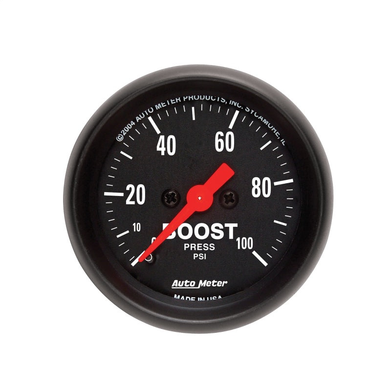 Autometer Z Series 52mm 0-100 PSI Mechanical Boost 2618 2618 Photo - Primary