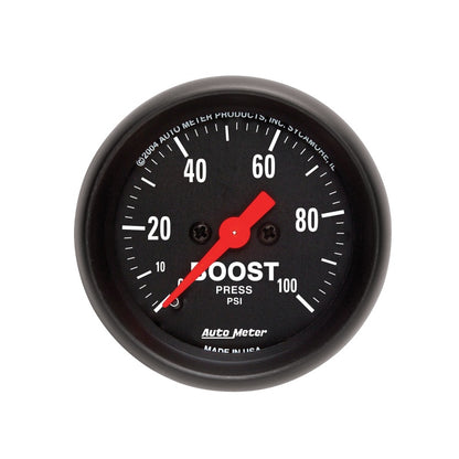 Autometer Z Series 52mm 0-100 PSI Mechanical Boost 2618 2618 Photo - Primary