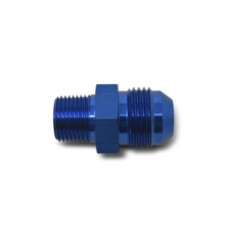 Russell -8 AN Straight Flare To Pipe Adapter (Blue Finish) 660470 Photo - out of package