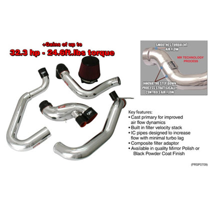 Injen Intake System w/ Intercooler Piping - Mitsubishi Lancer Evolution SP1898BLK Photo - Primary