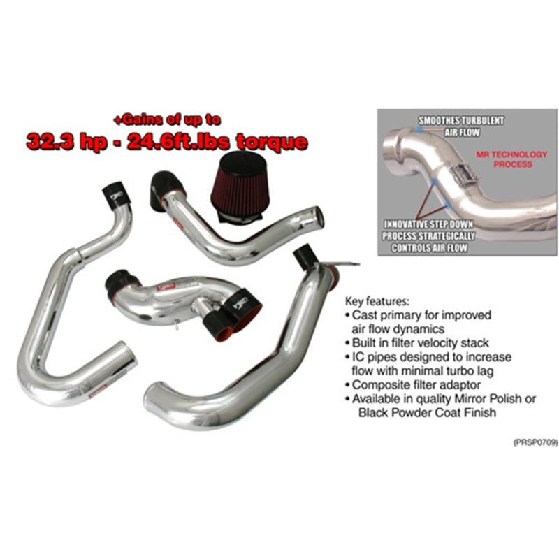 Injen Intake System w/ Intercooler Piping - Mitsubishi Lancer Evolution SP1898BLK Photo - Primary
