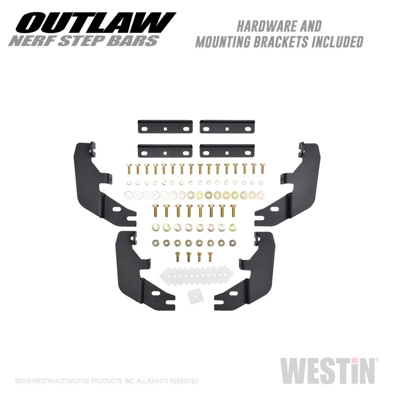 Westin 15-20 Ford F-150 SuperCab / 17-20 F-250/350 SuperCab Outlaw Nerf Step Bars - Textured Black 58-53935 58-53935 Photo - Unmounted