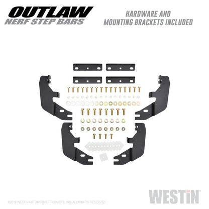 Westin 15-20 Ford F-150 SuperCab / 17-20 F-250/350 SuperCab Outlaw Nerf Step Bars - Textured Black 58-53935 58-53935 Photo - Unmounted