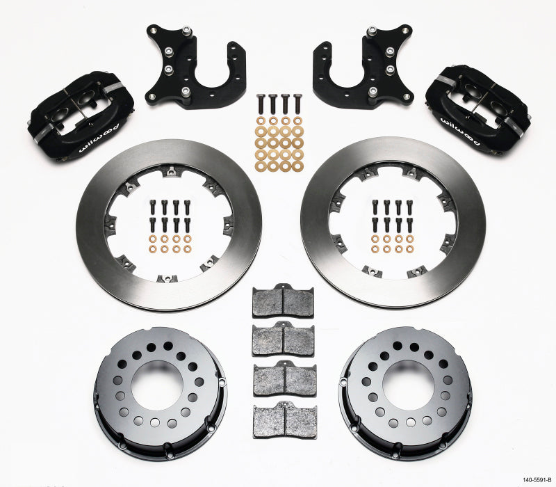 Wilwood Forged Dynalite P/S Rear Kit Mopar/Dana 2.36in Off w/Snap Ring Brng 140-5591-B 140-5591-B Photo - Primary