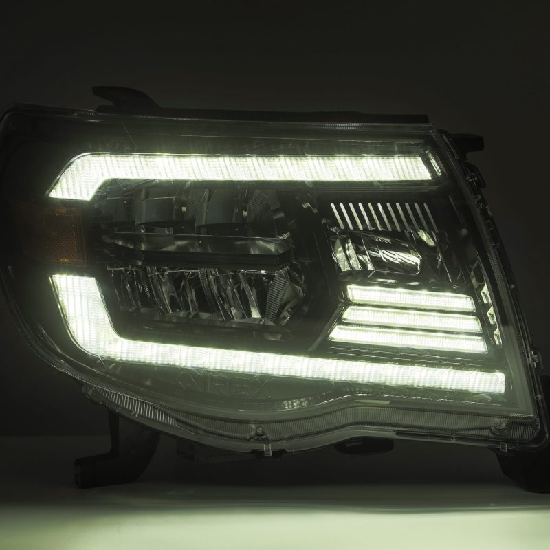 AlphaRex 05-11 Toyota Tacoma LUXX Crystal Headlights Plank Style Alpha Black w/Activation Light/DRL 880733 880733 User 2