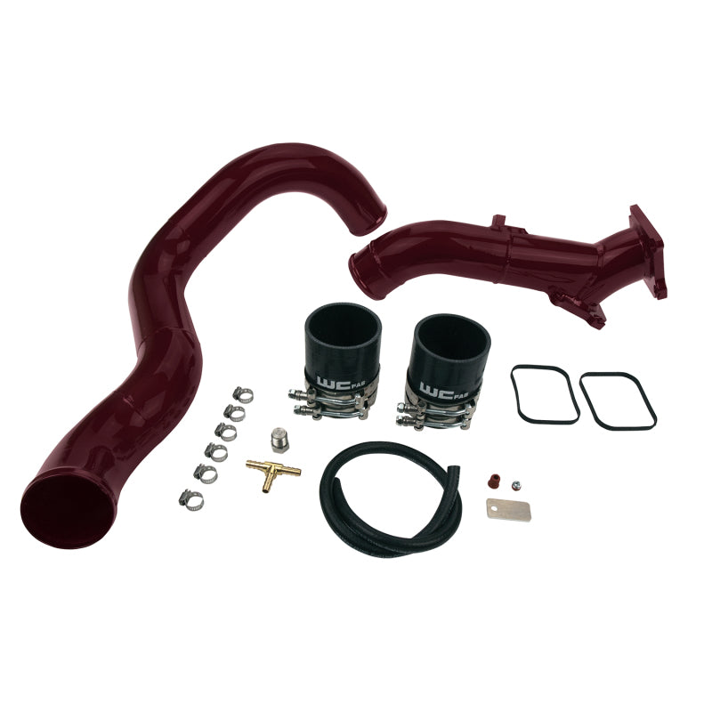 Wehrli 01-04 Chevrolet 6.6L LB7 Duramax 3in Y-Bridge Kit - WCFab Red WCF100693-RED WCF100693-RED Photo - Primary