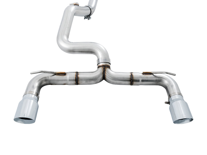 AWE Tuning Ford Focus RS Track Edition Cat-back Exhaust - Chrome Silver Tips 3020-32030 3020-32030 Photo - out of package