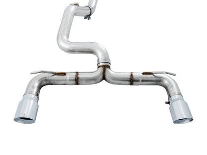 AWE Tuning Ford Focus RS Track Edition Cat-back Exhaust - Chrome Silver Tips 3020-32030 3020-32030 Photo - out of package