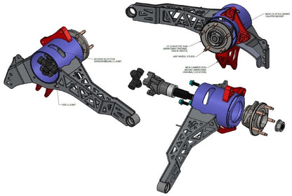 Ridetech 63-79 Chevy Corvette Rear StrongArms System For C7 Hubs 11537194 11537194 User 1