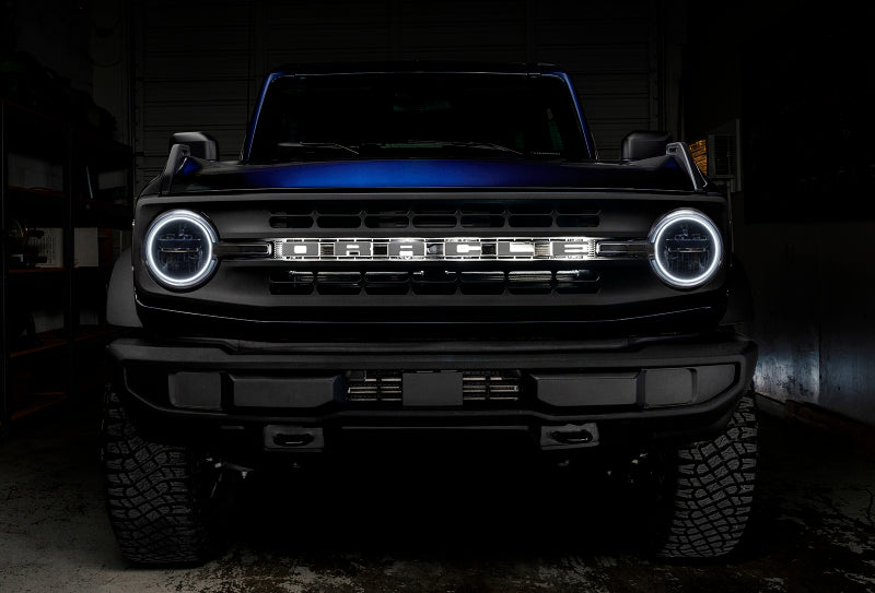 ORACLE Lighting Oracle 2021 Ford Bronco Base Headlight LED Halo Kit - ColorSHIFT - w/ RF Controller 1470-330 1470-330 User 1