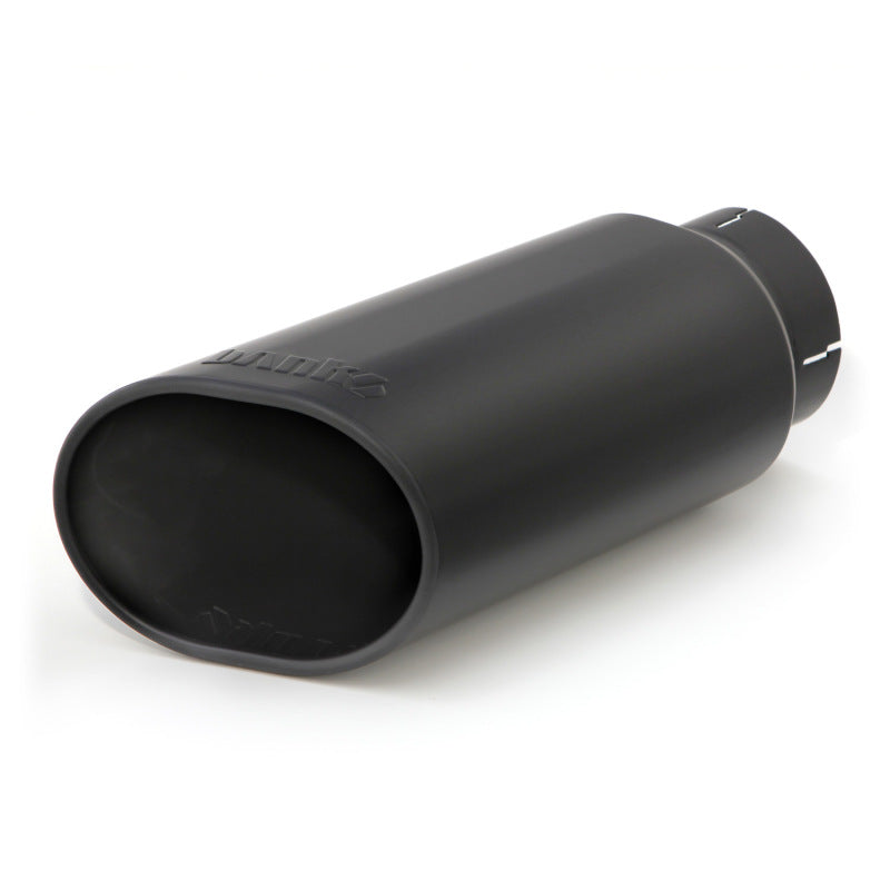 Banks Power Tailpipe Tip Kit - SS Obround Slash Cut - Black - 4in Tube - 5in X 6in X 14in 52927 52927 Photo - Primary