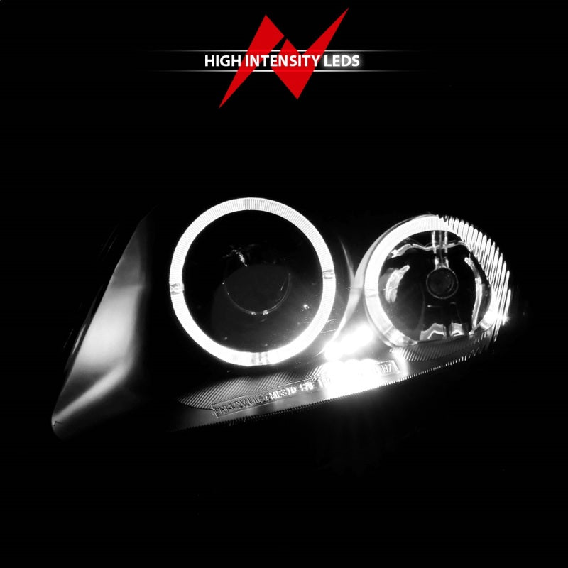 Anzo 2000-2005 Mitsubishi Eclipse Projector Headlights w/ Halo Black 121332 Photo - Unmounted