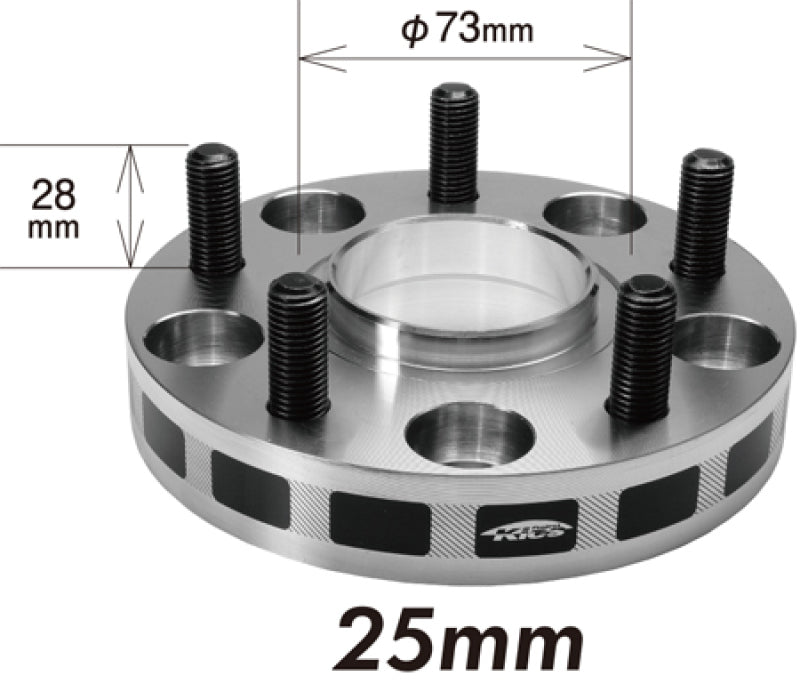 Project Kics 25mm (12mm x 1.5 Thread Size) Wide Thread Wheel Spacer W6325W1WTS User 1