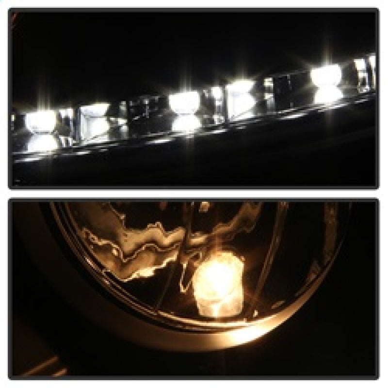 Spyder Volkswagen GTI 06-09/Jetta 06-09 Halogen Model Only - DRL Black PRO-YD-VG06-DRL-BK 5017505 5017505 Photo - Unmounted