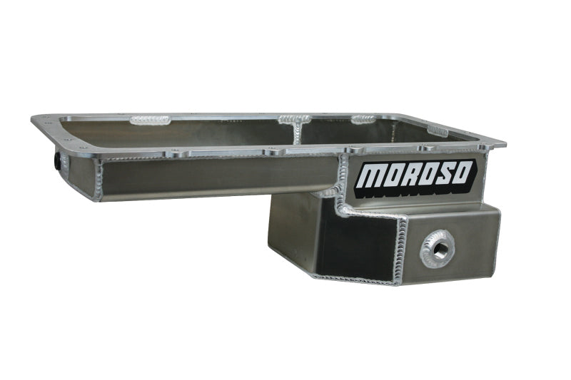 Moroso Ford 5.0 Coyote/Fox Swap (w/Rear Sump) Road Race Baffled Wet Sump 7.5qt 6-5/8in Alum. Oil Pan 20576 20576 Photo - Primary