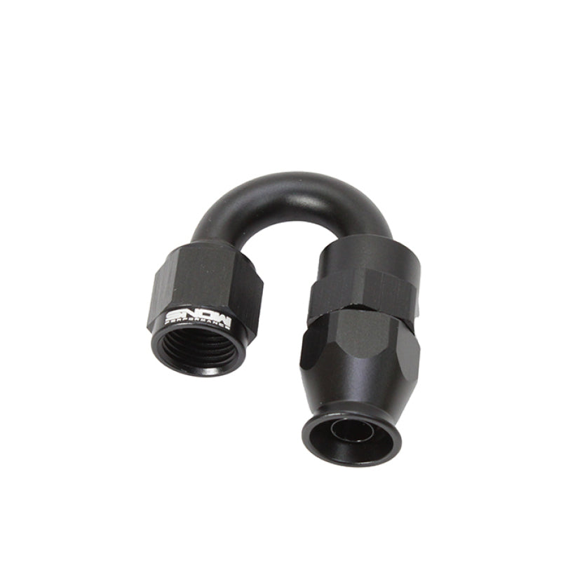 Snow Performance Snow -6AN 180 Degree PTFE Hose End (Black) SNF-60618 SNF-60618 Photo - Primary